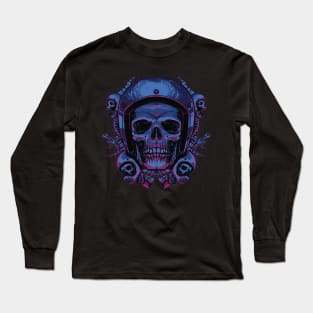 the skull of the king of the road Long Sleeve T-Shirt